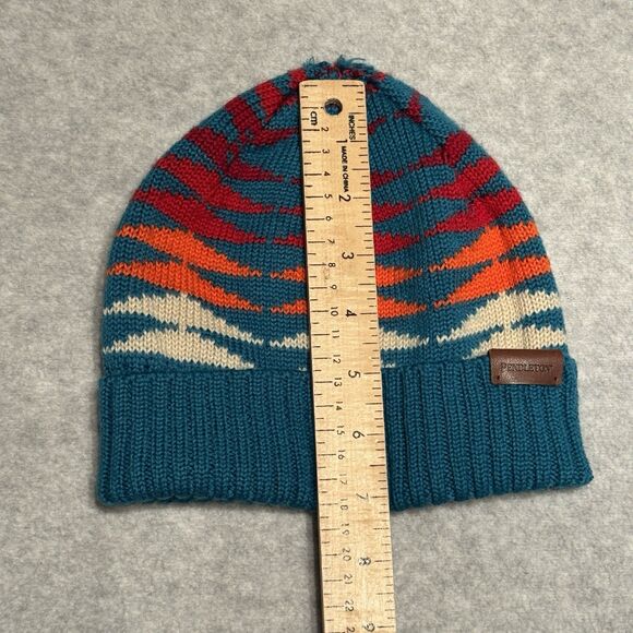 Pendleton Beanie Hat Small Blue Wool - Picture 4 of 8